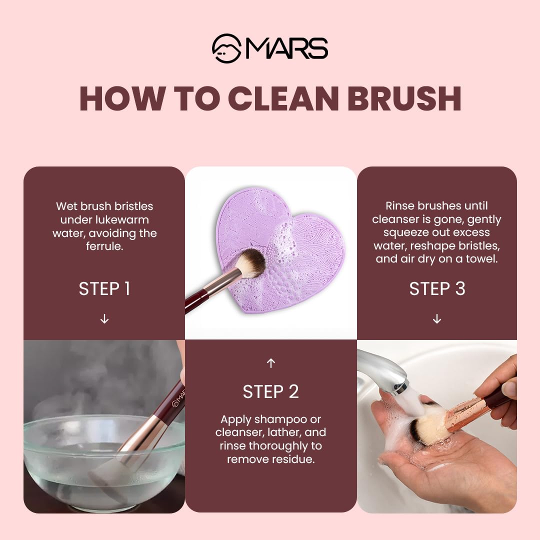 MARS Professional Makeup Brush Set of 12
