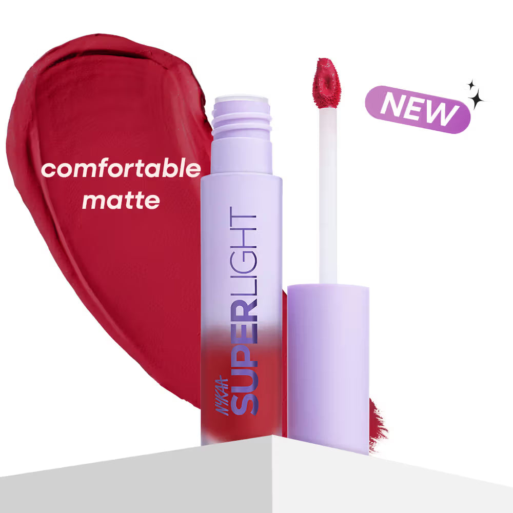 Nykaa Superlight Lip Cloud Airy Mousse Matte Liquid Lipstick for Lip & Cheek (5ml)