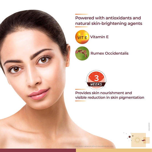 Biluma Advance Skin Brightening Day cream for even skin tone recommended by Dermatologists | Blended with vitamin E and natural Ingredients for dark spots