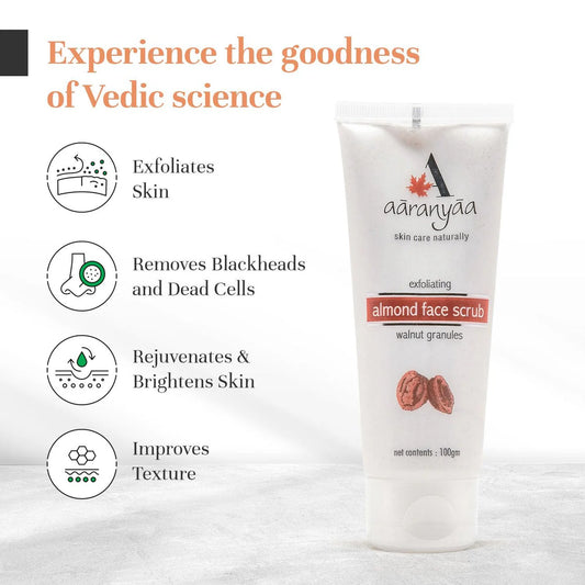 Aaranyaa Exfoliating Almond Face Scrub | 100g