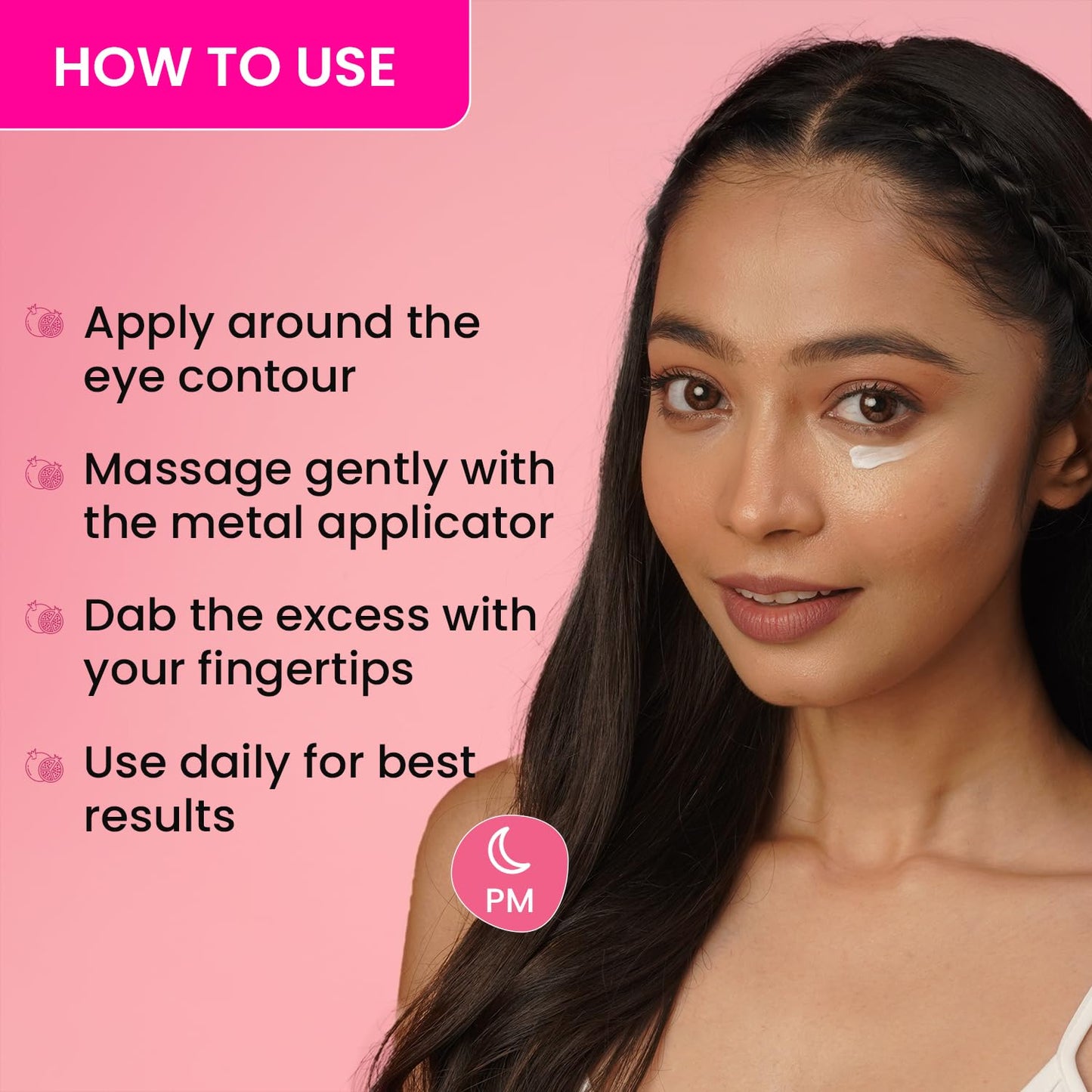 Dot & Key Pomegranate Retinol + Caffeine Eye Cream | Smoothens Fine Line & Wrinkles | Fades Dark Circles | Locks Moisturizer to Prevent Dryness | Improves Skin Elasticity & Firmness | 20ml