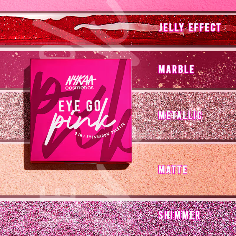 Nykaa Cosmetics Eye Go Bare 9 in 1 Highly Blendable Eyeshadow Palette