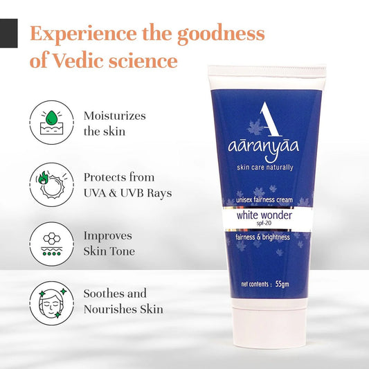 Aaranyaa Unisex Fairness Cream White Wonder SPF 20
