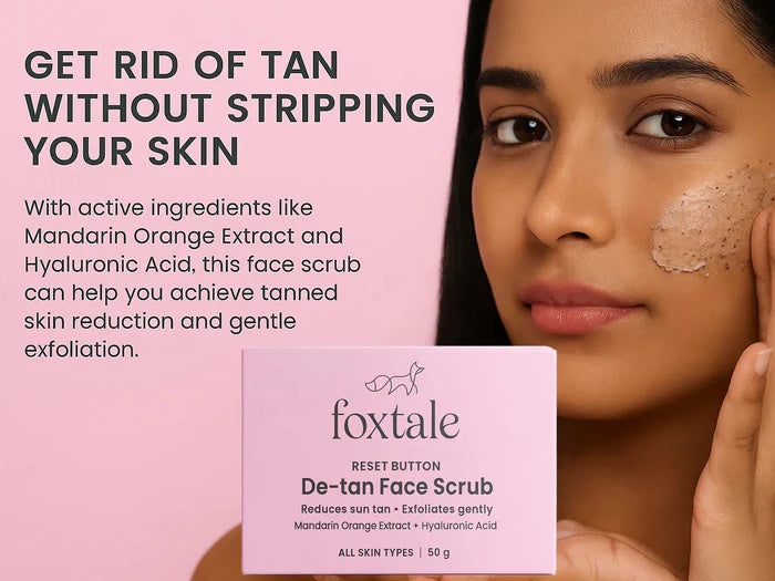 Foxtale De-Tan Face Scrub (50 g)