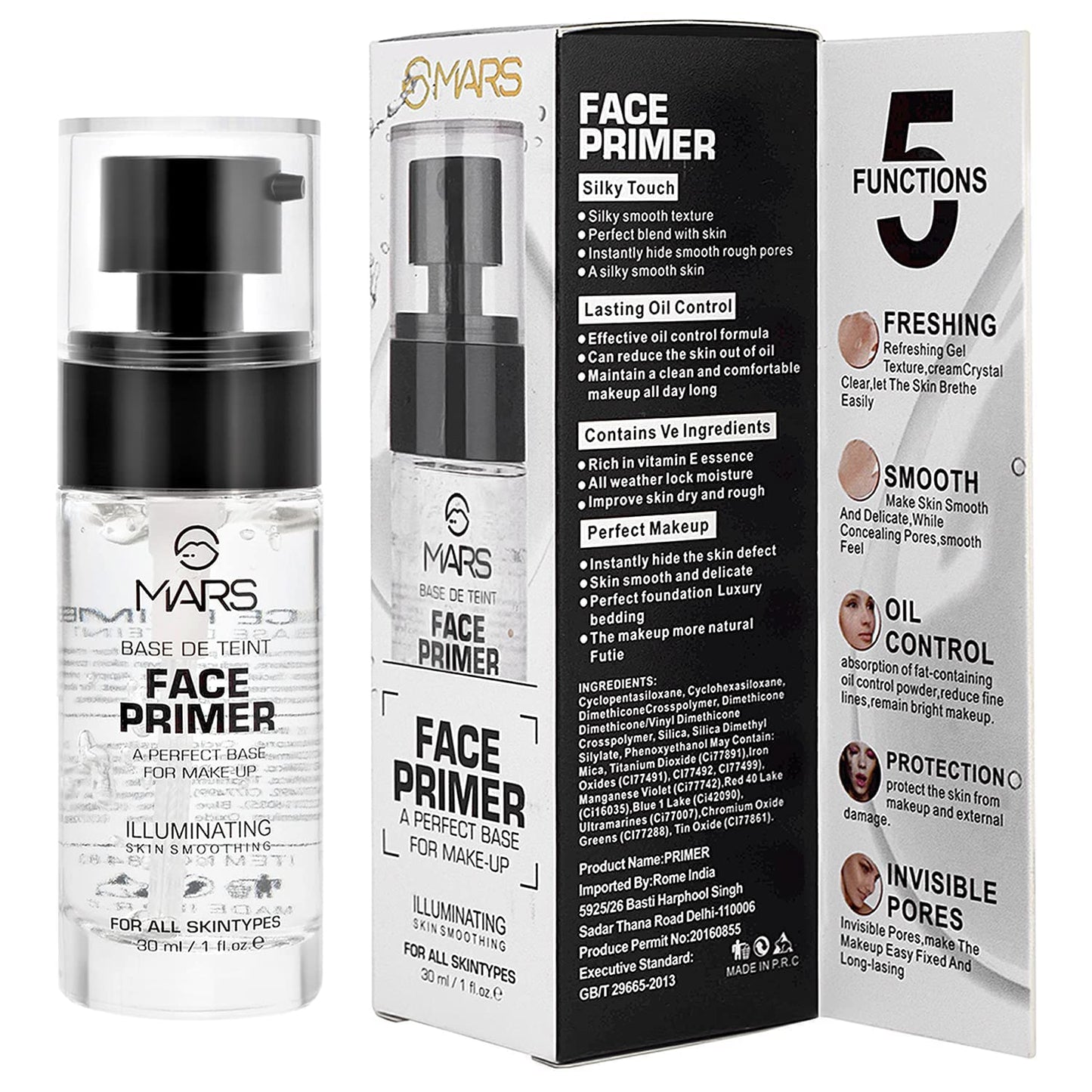MARS Primer for Face Makeup For All Skin Types