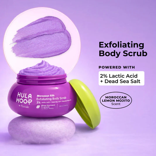 Hula Hoop by foxtale Exfoliating Body Scrub with 2% Lactic Acid