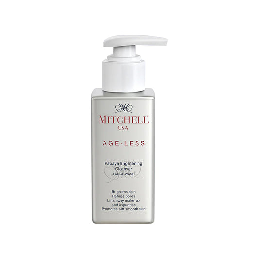 Mitchell USA AGE-LESS Papaya Brightening Cleanser - Natural Anti-aging Face Wash