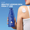 Nivea Deep Moisture Serum Vit E Body Lotion 48H Intense Moisturization Almond Oil Dry-Very Dry Skin (400ml)