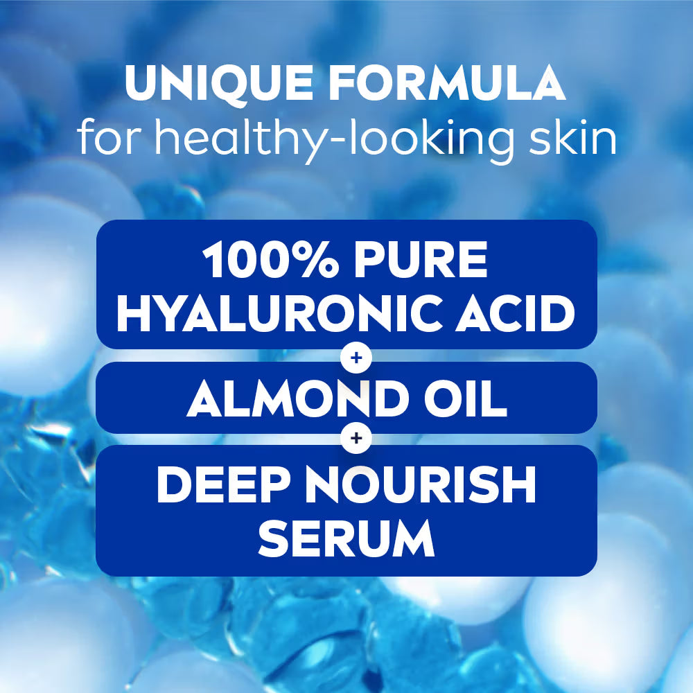Nivea Deep Moisture Serum Vit E Body Lotion 48H Intense Moisturization Almond Oil Dry-Very Dry Skin (400ml)