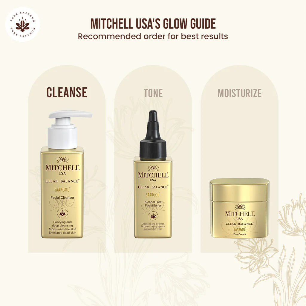 Mitchell USA Clear Balance SAFFRON Facial Cleanser (100ml)