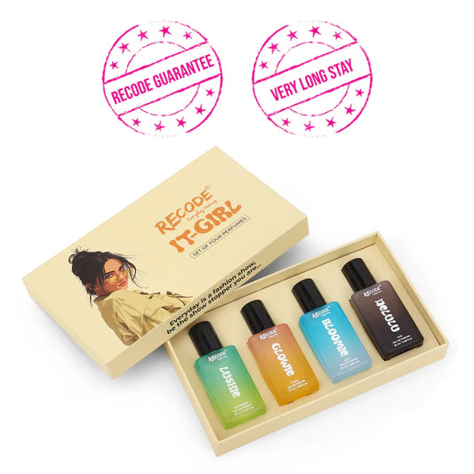 Recode Studios Recode IT GIRL Perfume Set of 4 (20 ML X 4)