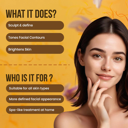 Clear Balance SAFFRON Face Sculpting Mask (50gm)