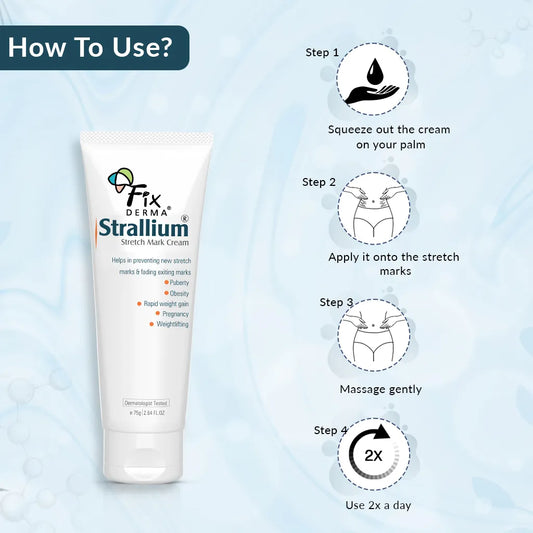 Fix Derma Strallium Stretch Marks Cream | Novel skin care solution to reduce stretch marks effectively