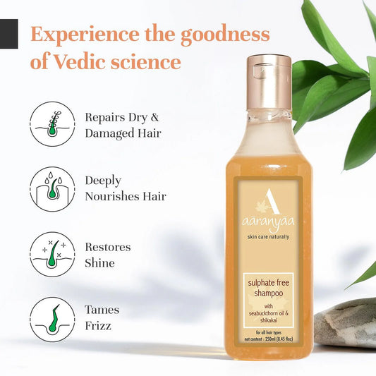 Aaranyaa Sulphate Free Seabuckthorn Shampoo (250)