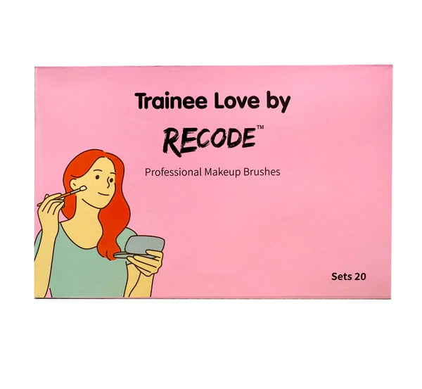 Recode Studios 20 Makeup Brushes For Beginners - Recode Brush Set 20 Trainee Love