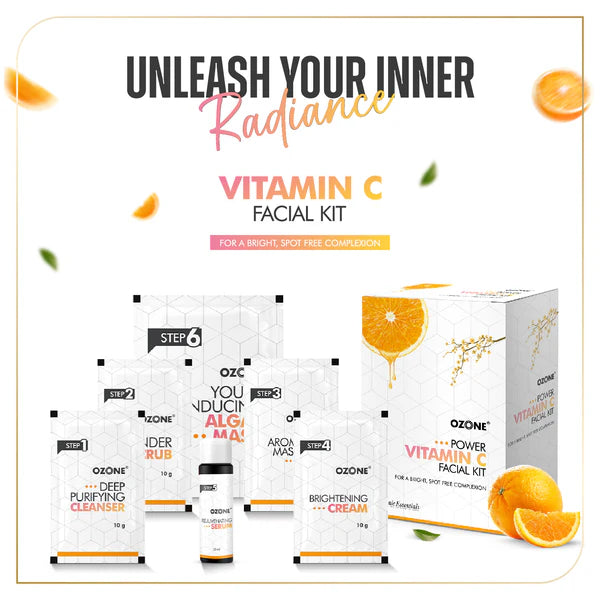 Ozone Power Vitamin C Facial Kit For a bright, spot free complexion