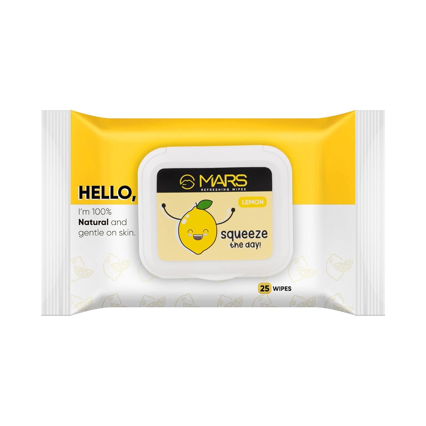 MARS Refreshing Wet Wipes for Face | 25 Wipes