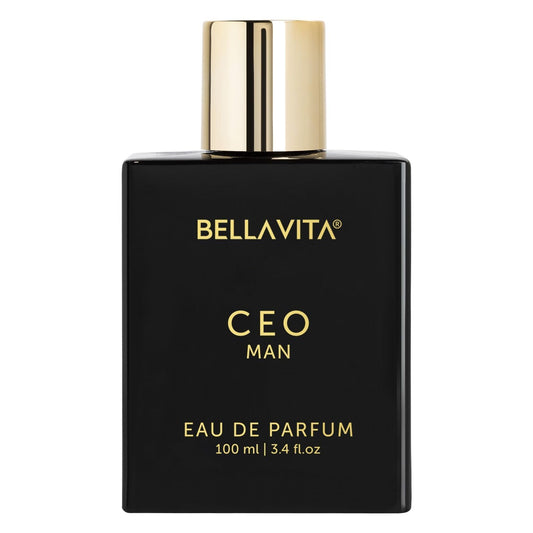 Bella Vita Luxury CEO MEN Long Lasting Perfume | Perfume for Man | EDP 100ml | Lemon, Lavender, Tonka, Mandarin & Vetiver | Woody, Citrus Premium Fragrance