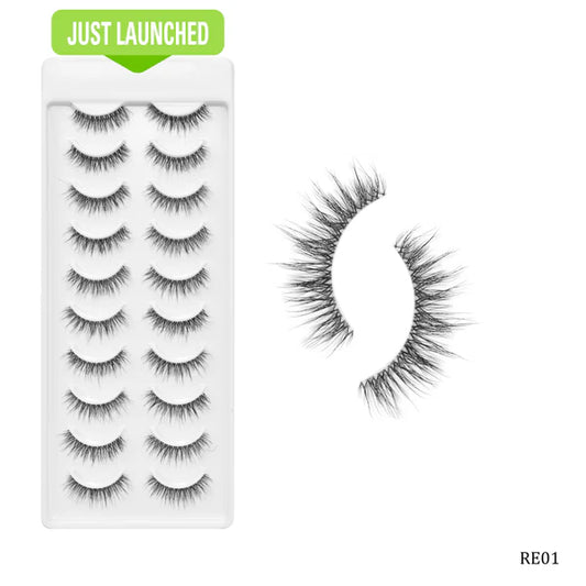 Recode Studios Recode RE01/D09 Featherlight Eyelashes-Transparent Band