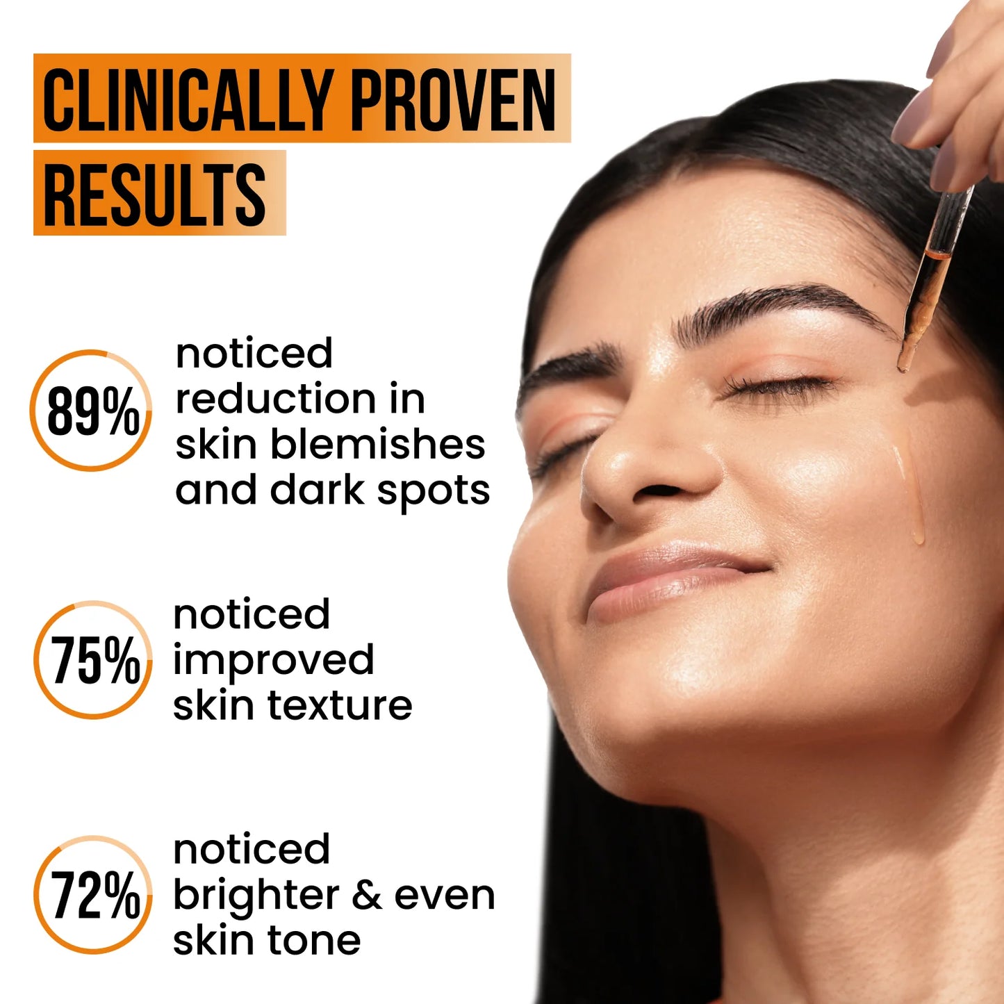 NSIGHT 18% Vitamin C Brightening Face Serum | Dull Skin Revival | Texture Repair | Pigmentation Reduction | All Skin Types | 30 ml