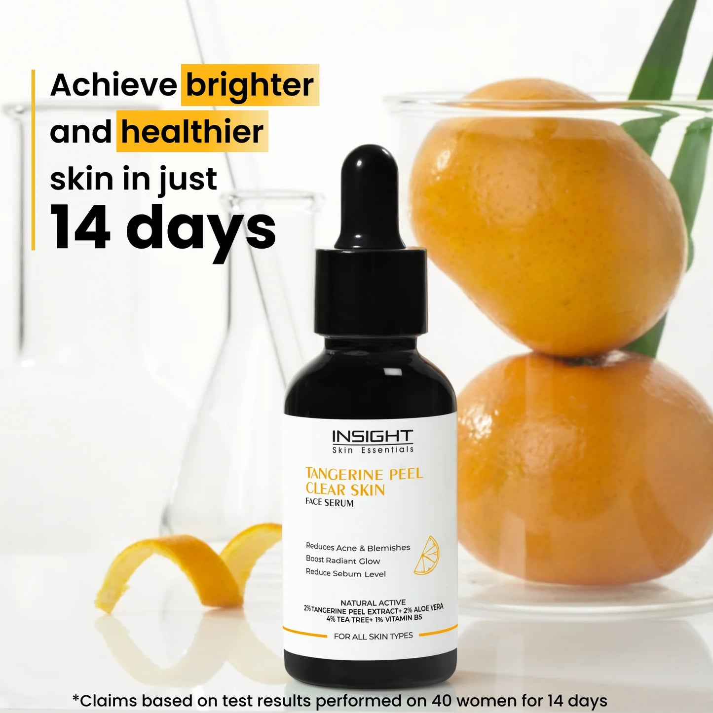 nsight Cosmetics Tangerine Peel Clear Skin Face Serum (30ml)