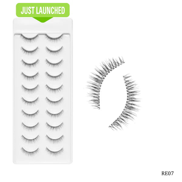Recode Studios Recode RE01/D09 Featherlight Eyelashes-Transparent Band