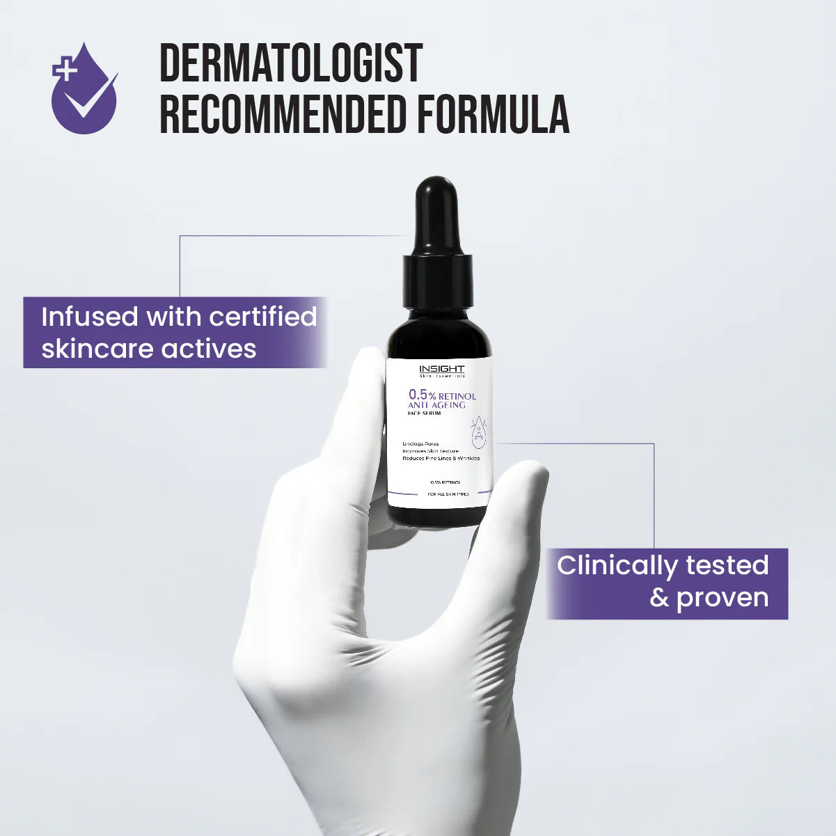 Insight 0.5% Retinol Anti-Ageing Face Serum (30ml)