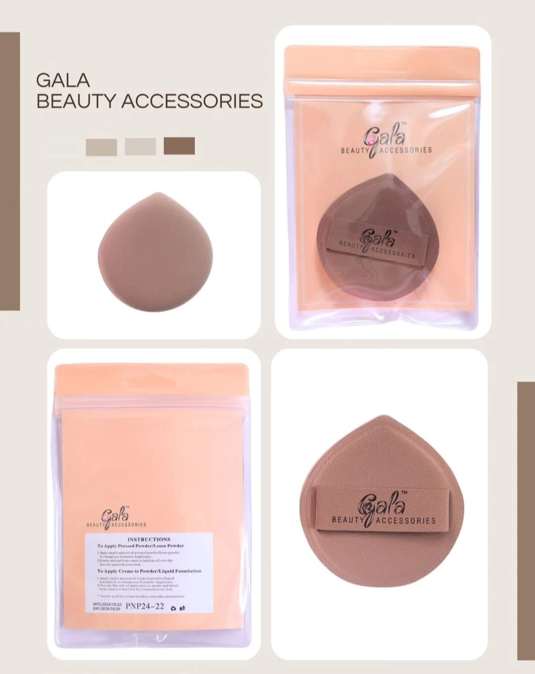 Gala beauty accessories Powder Puff