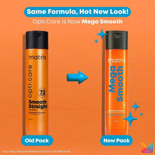 MATRIX Mega Smooth Shampoo for Frizzy, Dry Unmanageable Hair, Defy Frizz for 4 Days