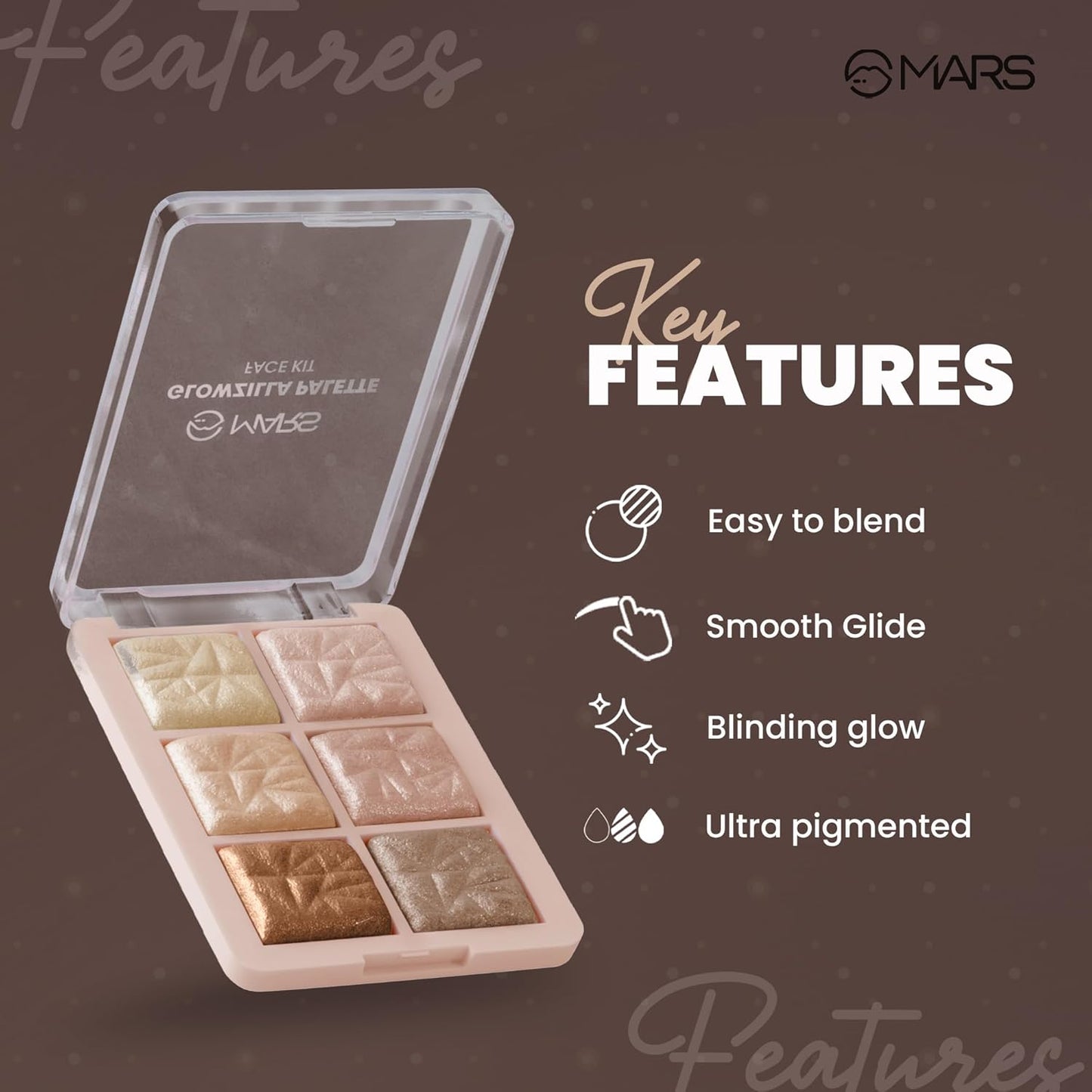 MARS Glowzilla Palette Face Kit  | 12.0gm