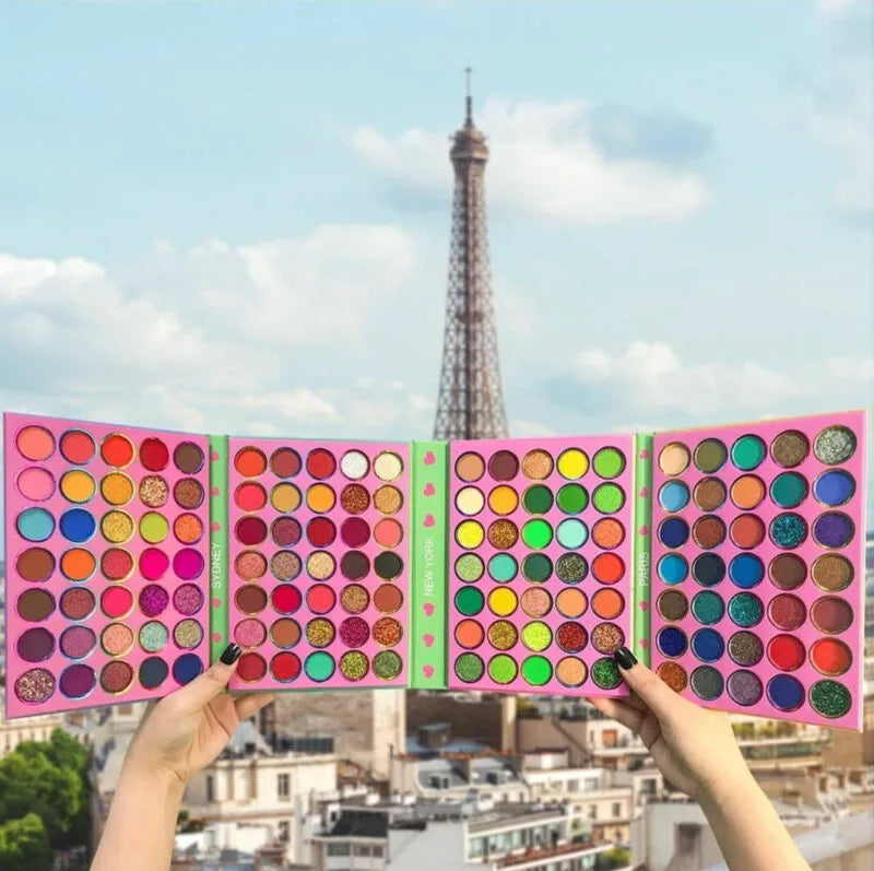 World pallet Qing beauty 140 colours Eyeshadow