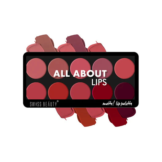 Swiss Beauty All About Lip Palette  (12g)