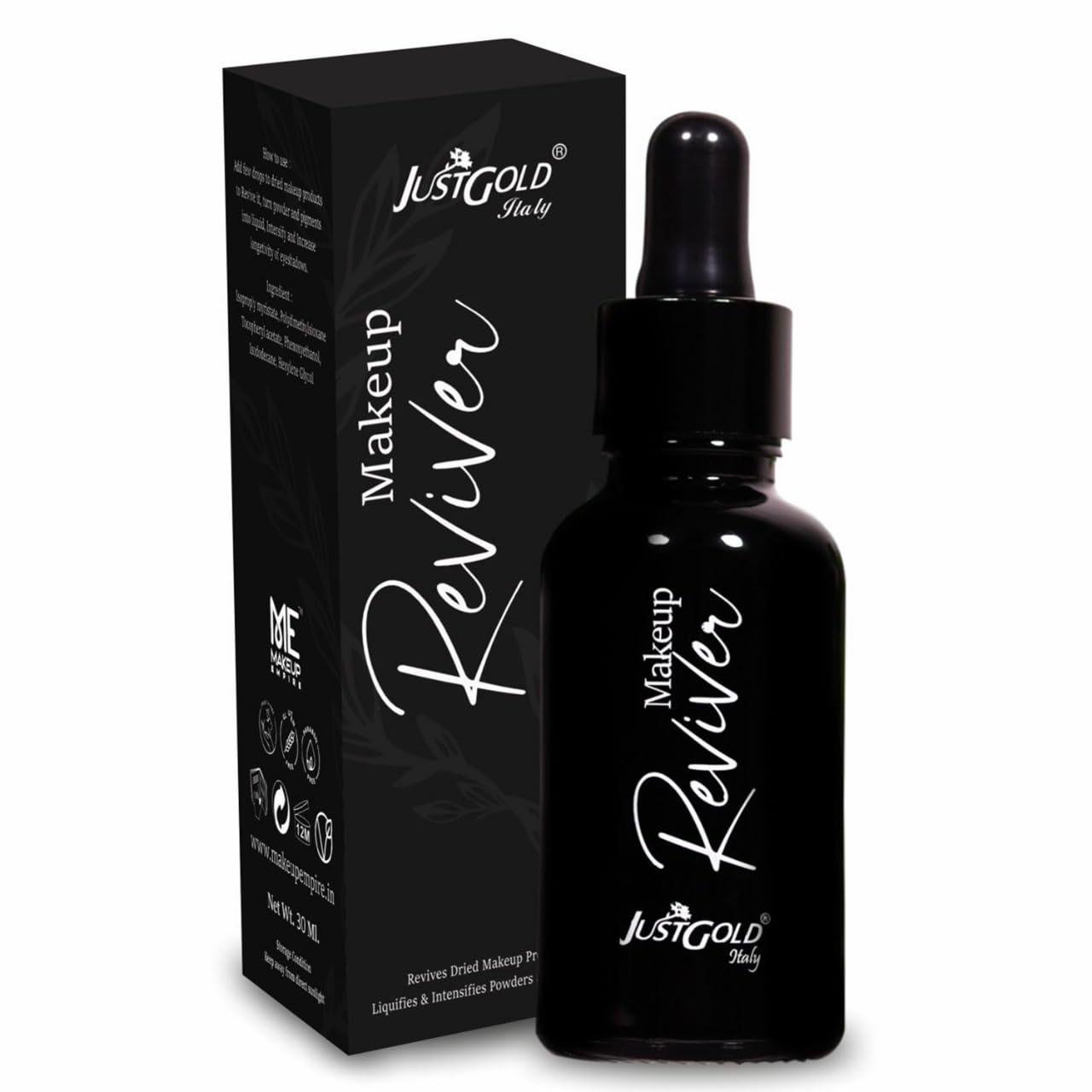 JustGold Makeup Reviver for Mixing Solution for Fixing Broken Makeup