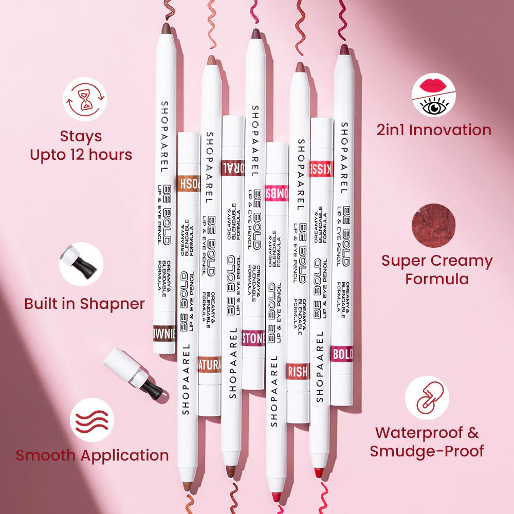 Shopaarel Be Bold Lip & Eye Pencil