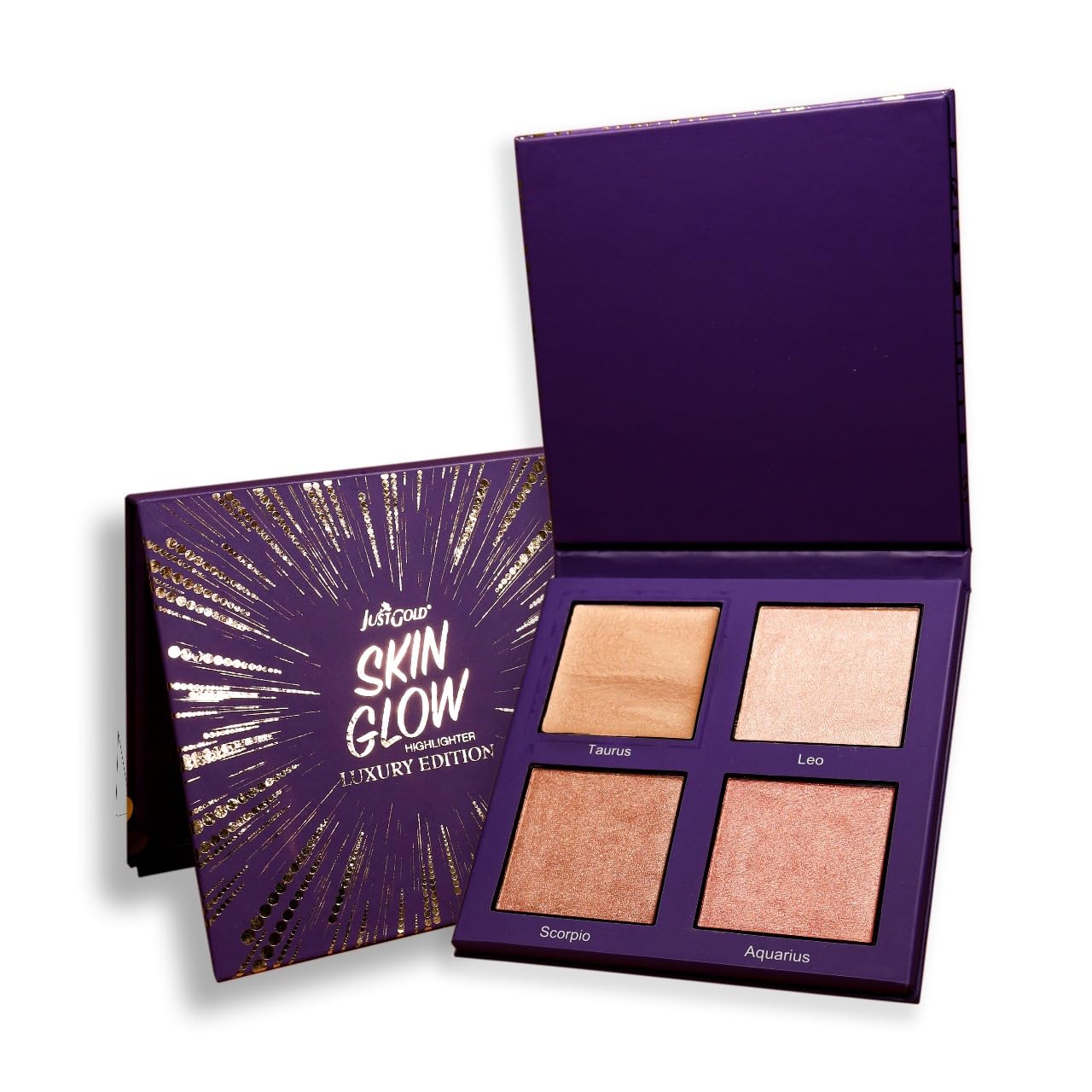JustGold Skin Glow ace Highlighter Palette
