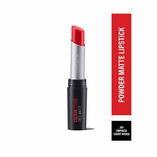 Chambor Tres Matte Lipstick - Ultra Powdery Matte Lipstick With SPF30