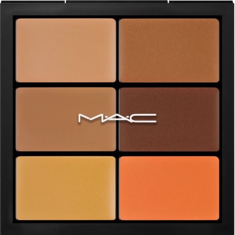 Mac NC30 NW25 NC35 NW35 Mid Yellow Mid Peach conceal and correct Palette Medium