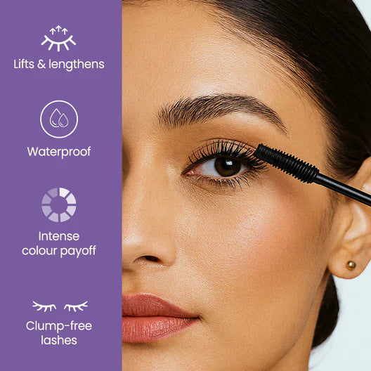 Swiss Beauty Bold Eyes Super Lash Mascara Waterproof - Black (7.5ml)