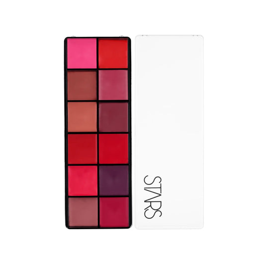 Stars Cosmetics 12 Shades Lush Lip Color Palette Lipstick (72g)