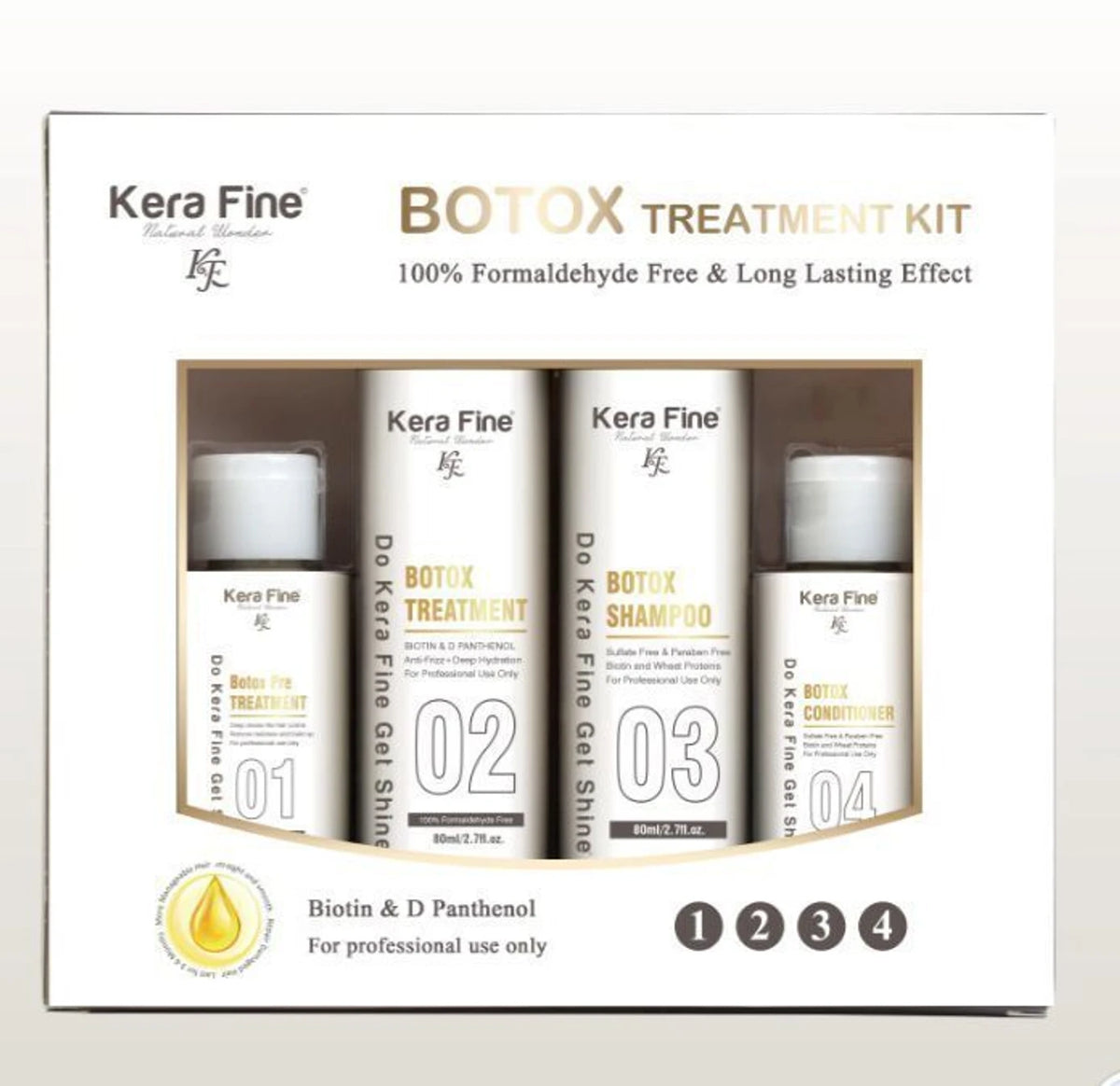 KERA FINE Hair Botox Treatment Kit Formaldehyde
