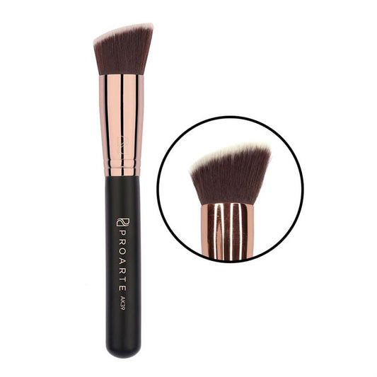 Proarte Flat Angled Kabuki Makeup Brush Black AK39