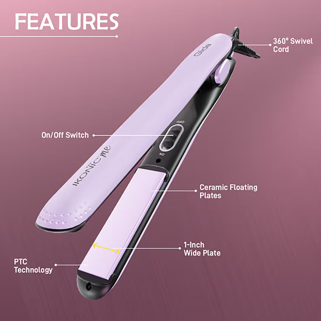 Ikonic Me Glide Hair Iron