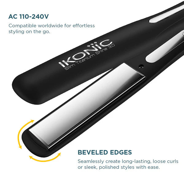 Ikonic Hair Straightener - Slim Titanium Shine 3.0