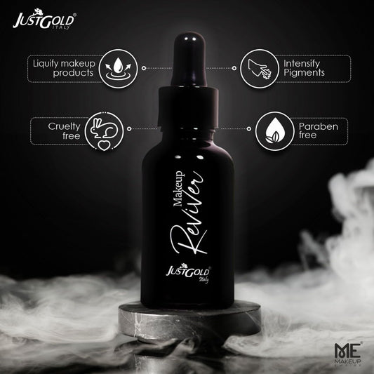 JustGold Makeup Reviver for Mixing Solution for Fixing Broken Makeup