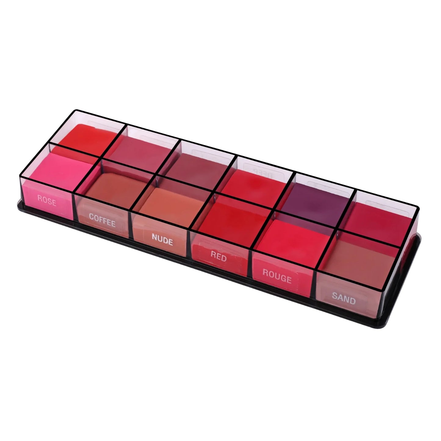 Stars Cosmetics 12 Shades Lush Lip Color Palette Lipstick (72g)