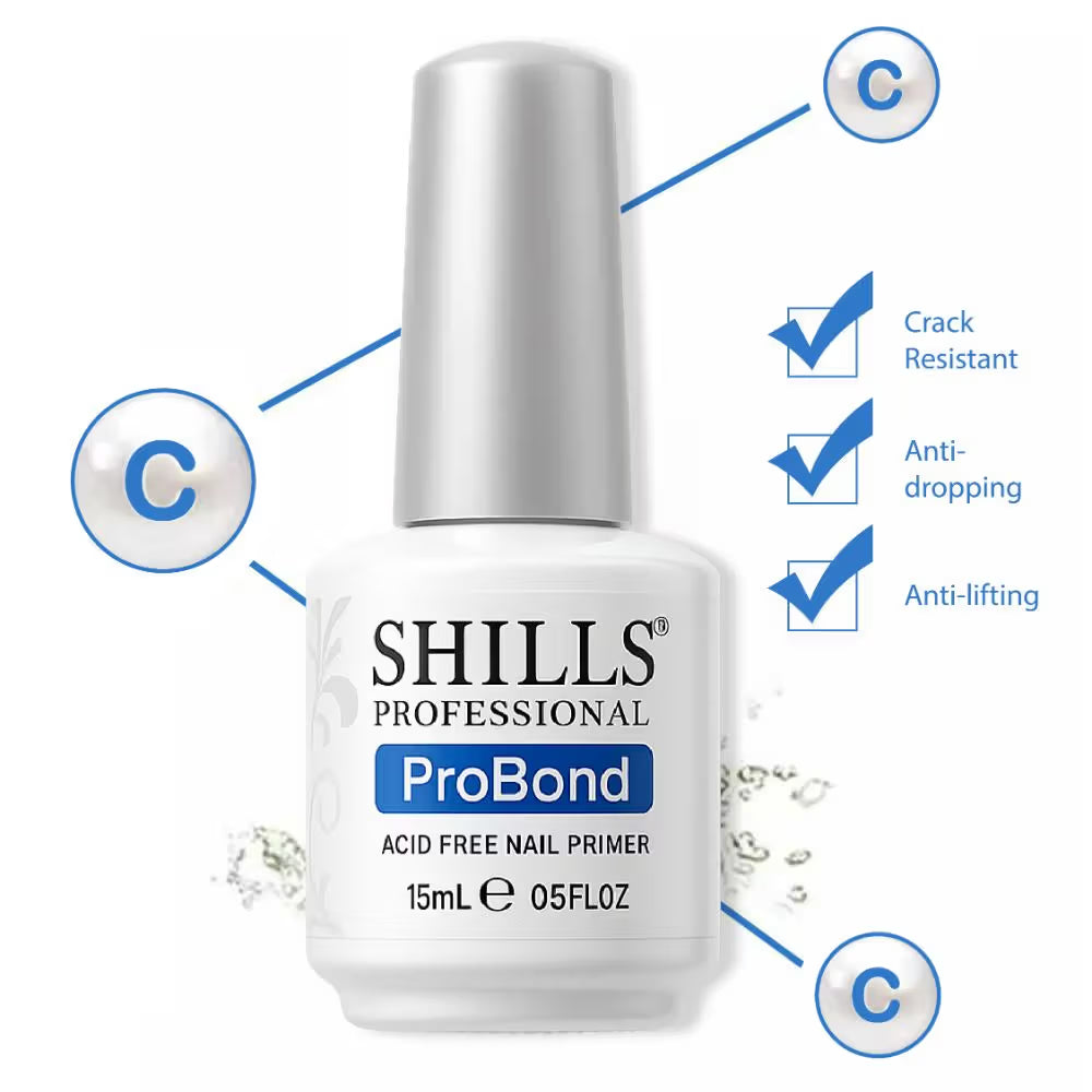 Shills Professional Pro Bond Acid Free UV LED Soak Off Gel Nail Primer 15ml