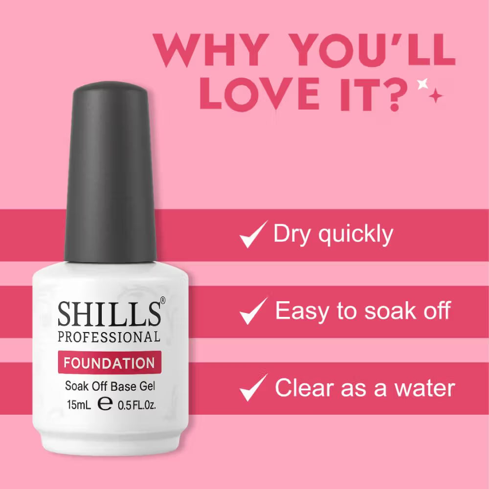 Shills Professional Nail UV LED Base Coat (15ml)