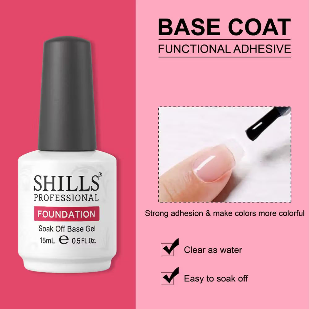 Shills Professional Nail UV LED Base Coat (15ml)