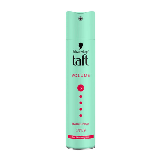 Schwarzkopf Taft Volume Hair Spray Hold Level 5, Hair Mousse for Fine and Thinning Hair, Volumising Mousse that Prevents Blow-Dry Damage, Non-Sticky, Vegan Formula - 250 ml