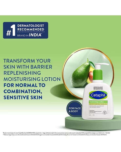 Cetaphil Moisturising Lotion For Dry To Normal Sensitive Skin 250 ml